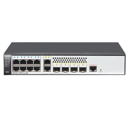S5720-12TP-LI-AC 336 optischer Ethernet-Schalter 4K VLAN Gbps