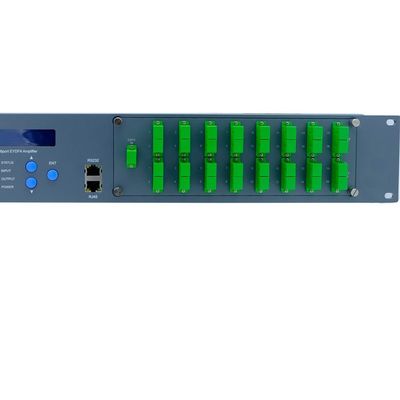 Verdrahtungshandbuch 16 Port-*23dBm 32dbm EDFA der hohen Leistung 1550nm für optischen Verstärker CATV/HFC/PON